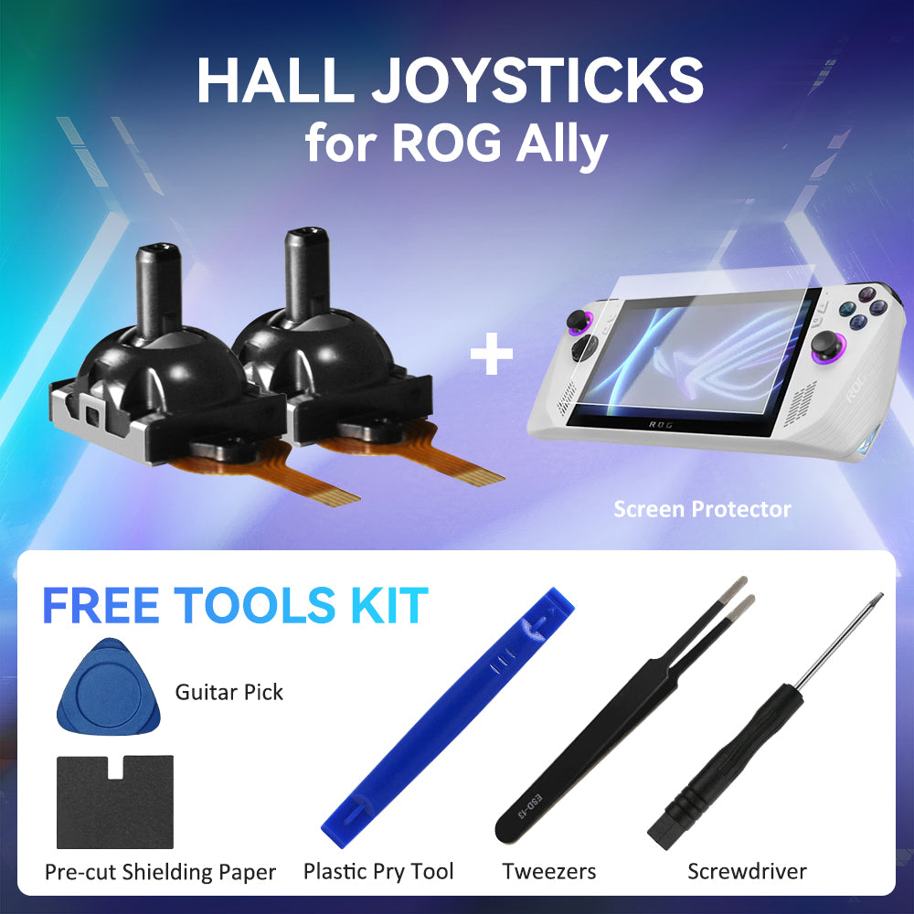 Hall Joystick for ROG Ally / X, with Free Tools Kit [Does Not Compromise the Eligibility for ROG ALLY's 1-year Warranty Service]