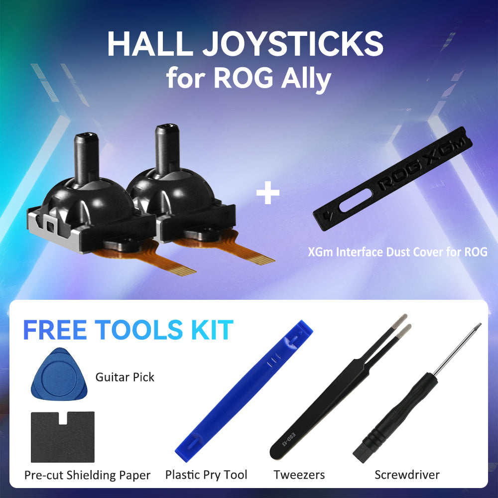 Hall Joystick for ROG Ally / X, with Free Tools Kit [Does Not Compromise the Eligibility for ROG ALLY's 1-year Warranty Service]