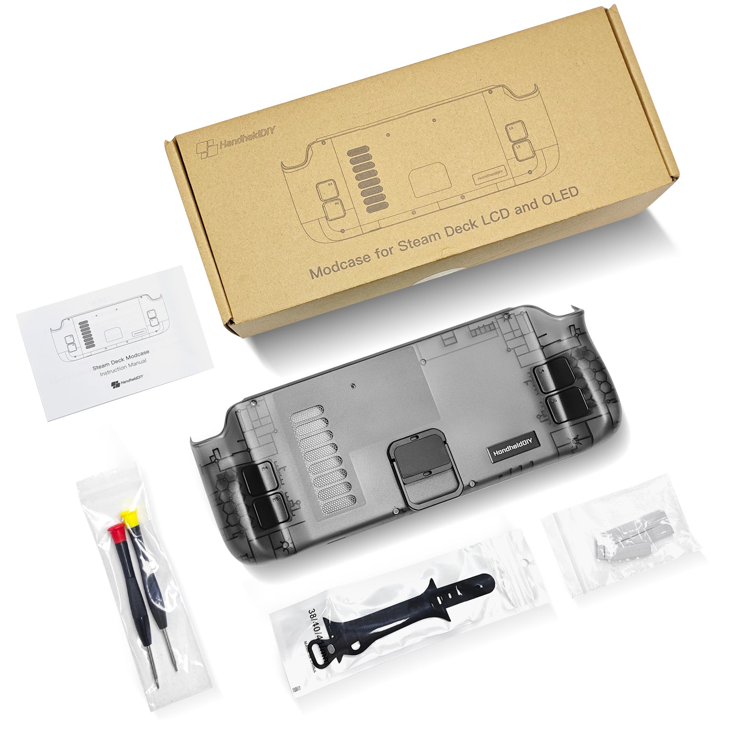 Cooling Modcase for Steam Deck LCD & OLED, With Tools Kit