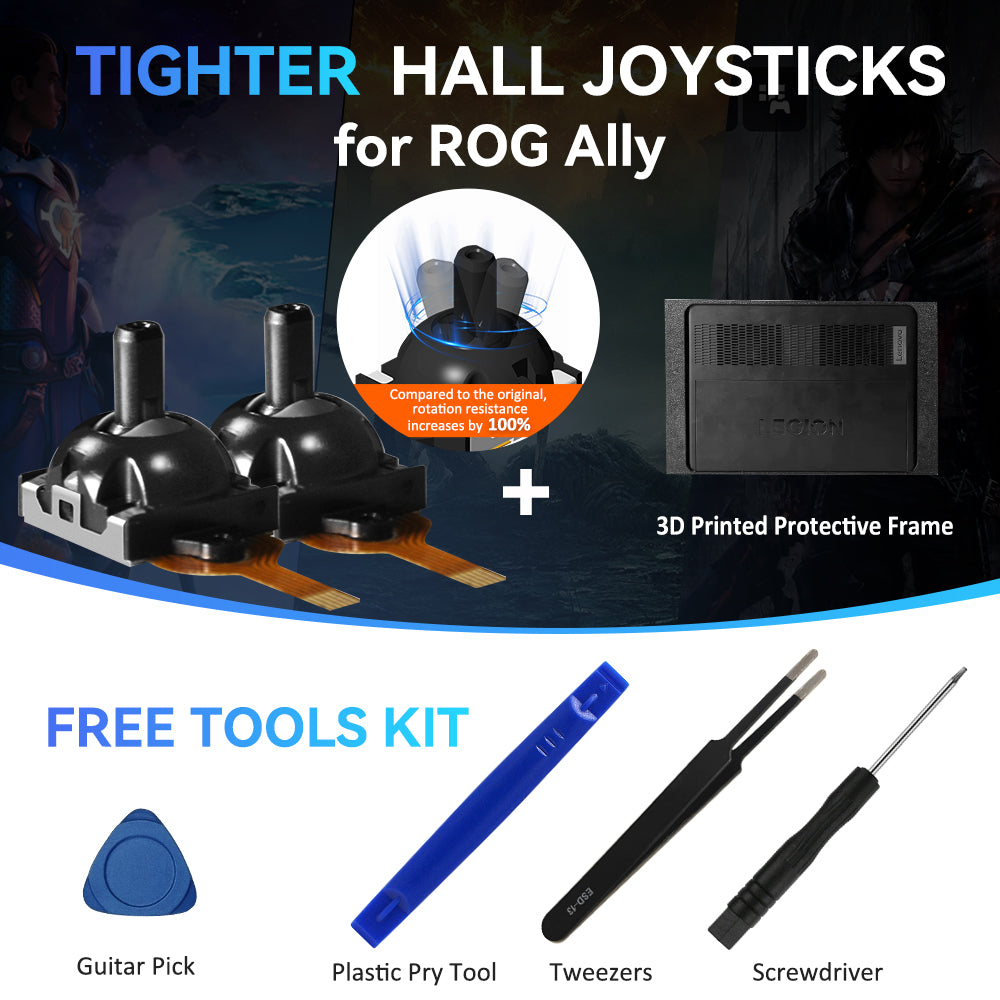 Hall Joystick for ROG Ally / X, with Free Tools Kit [Does Not Compromise the Eligibility for ROG ALLY's 1-year Warranty Service]