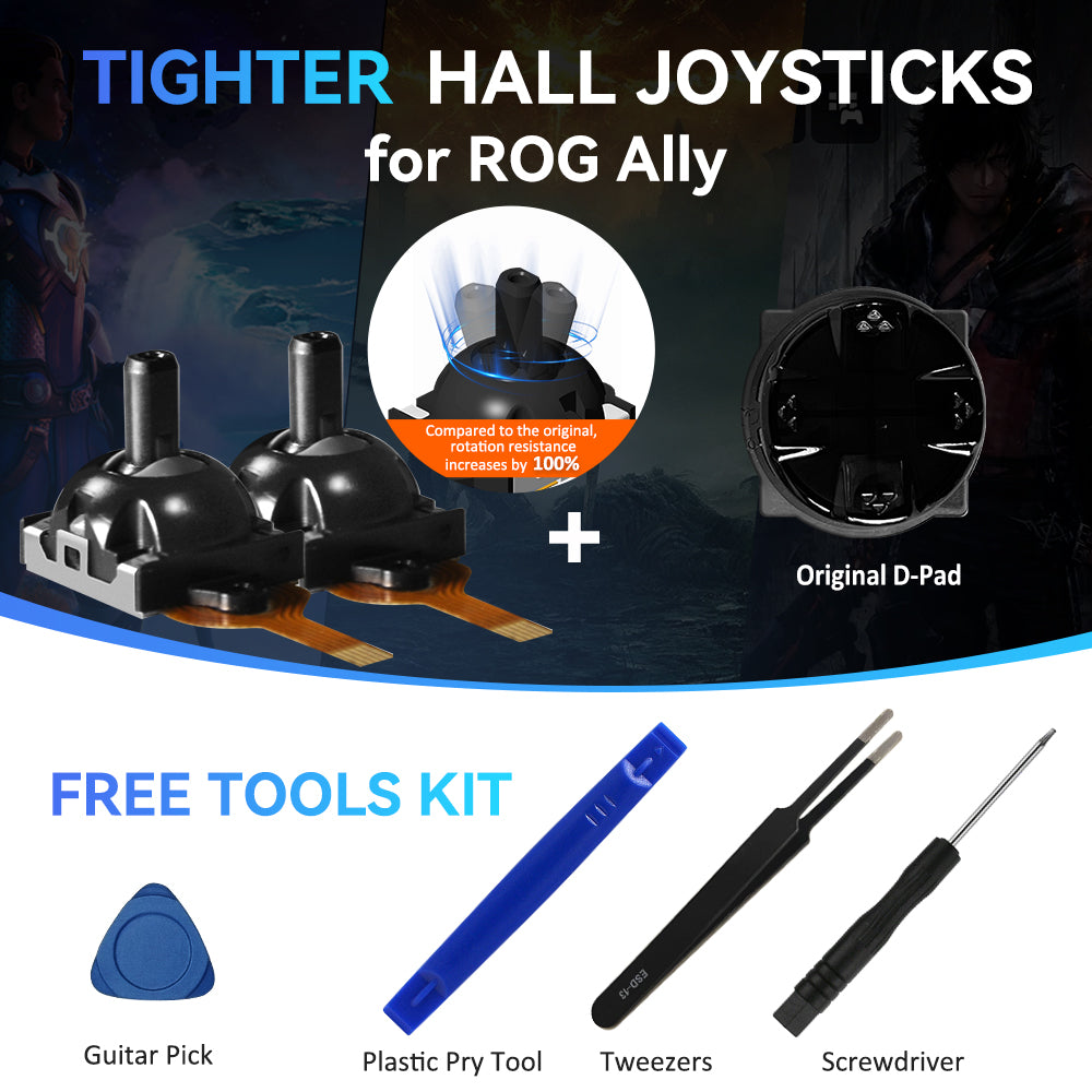 Hall Joystick for ROG Ally / X, with Free Tools Kit [Does Not Compromise the Eligibility for ROG ALLY's 1-year Warranty Service]