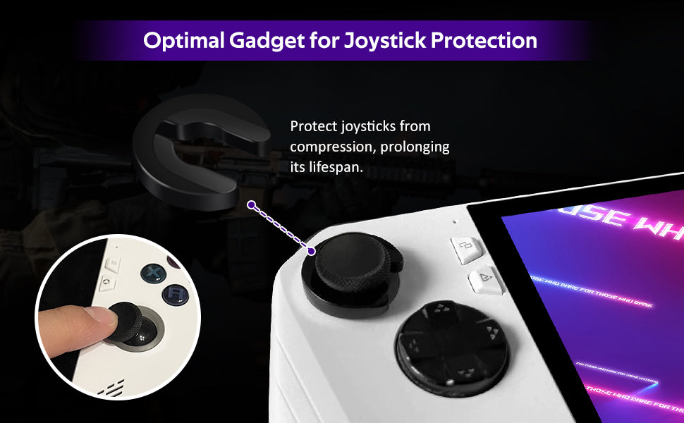 1 Pair of Joystick Protectors for Switch Pro Controller/ PS4 5 Controller/ ROG Ally, Ensuring Durability of Joystick