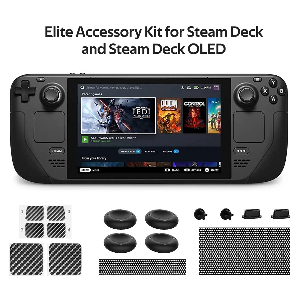 Elite Accessory Kit for Steam Deck and Steam Deck OLED