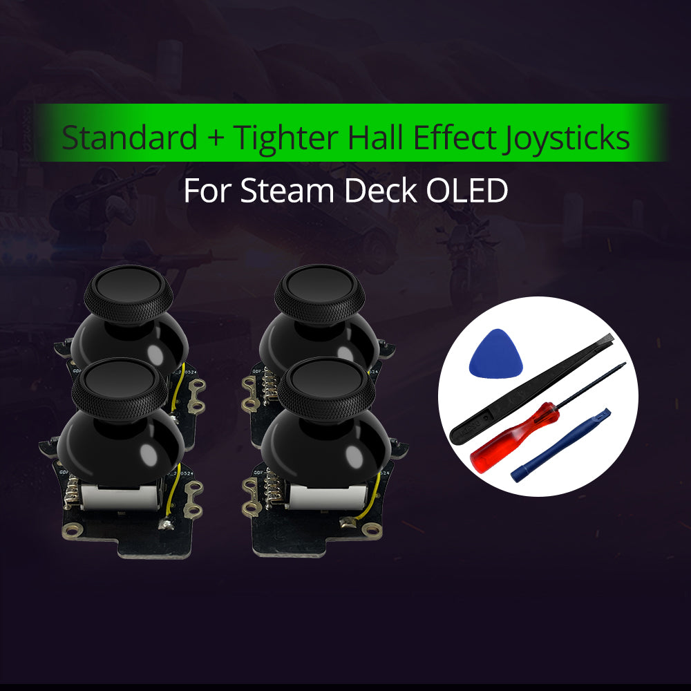 Steam Deck OLED Tighter Hall Effect Joystick, for FPS Games, Capacitive Touch, 1 Pair