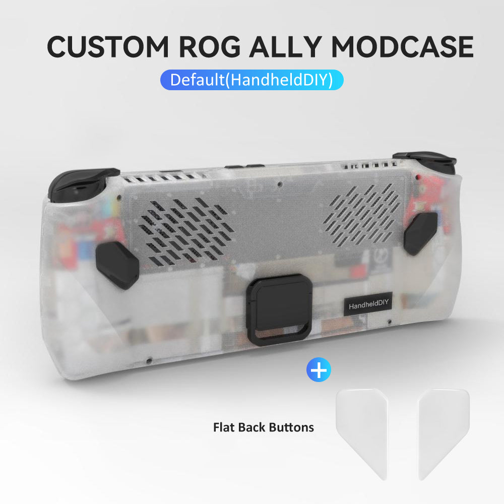 [🔥Hot Sale🔥] Custom ROG Ally Modcase, Lower the Temperature Over 10%, Aluminum Alloy Kickstand and Nameplate, Cyberpunk Engraving Service