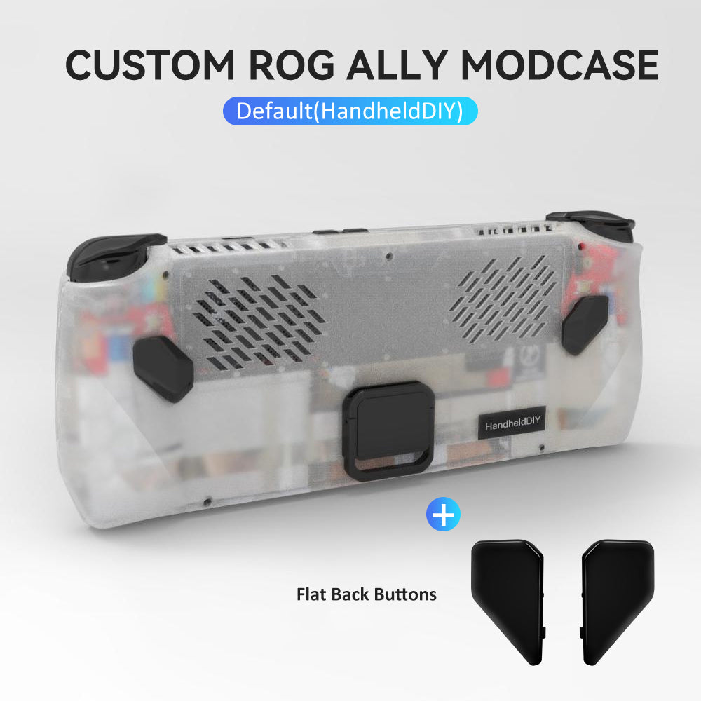 [🔥Hot Sale🔥] Custom ROG Ally Modcase, Lower the Temperature Over 10%, Aluminum Alloy Kickstand and Nameplate, Cyberpunk Engraving Service