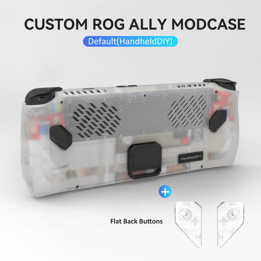 [🔥Hot Sale🔥] Custom ROG Ally Modcase, Lower the Temperature Over 10%, Aluminum Alloy Kickstand and Nameplate, Cyberpunk Engraving Service