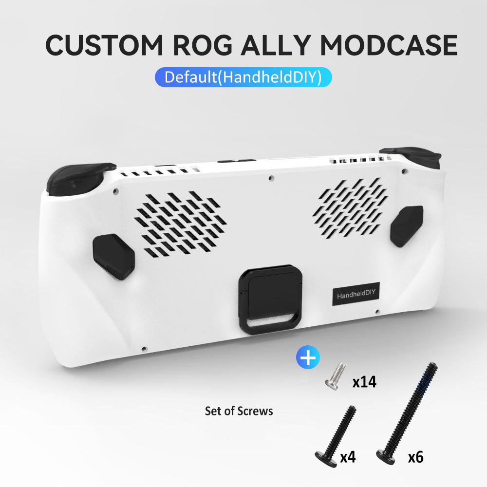 [🔥Hot Sale🔥] Custom ROG Ally Modcase, Lower the Temperature Over 10%, Aluminum Alloy Kickstand and Nameplate, Cyberpunk Engraving Service