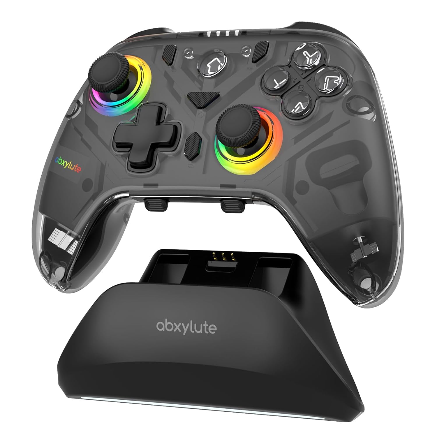 [🔥Ship in 3 days🔥] abxylute C8 Wireless PC Controller, Bluetooth, Hall Effect Joystick with RGB Lighting