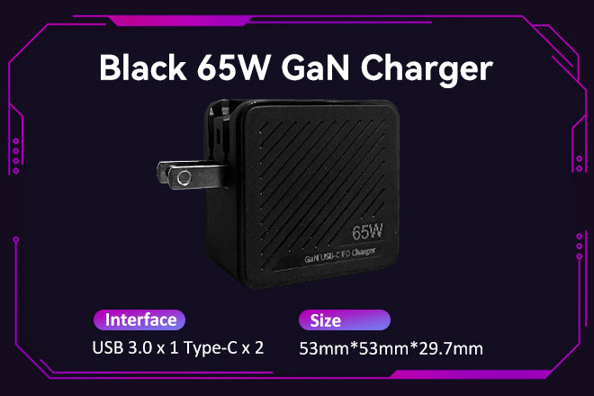 65W Gan USB C Chargeur Charge Rapide 3.0 Type C PD - Temu France