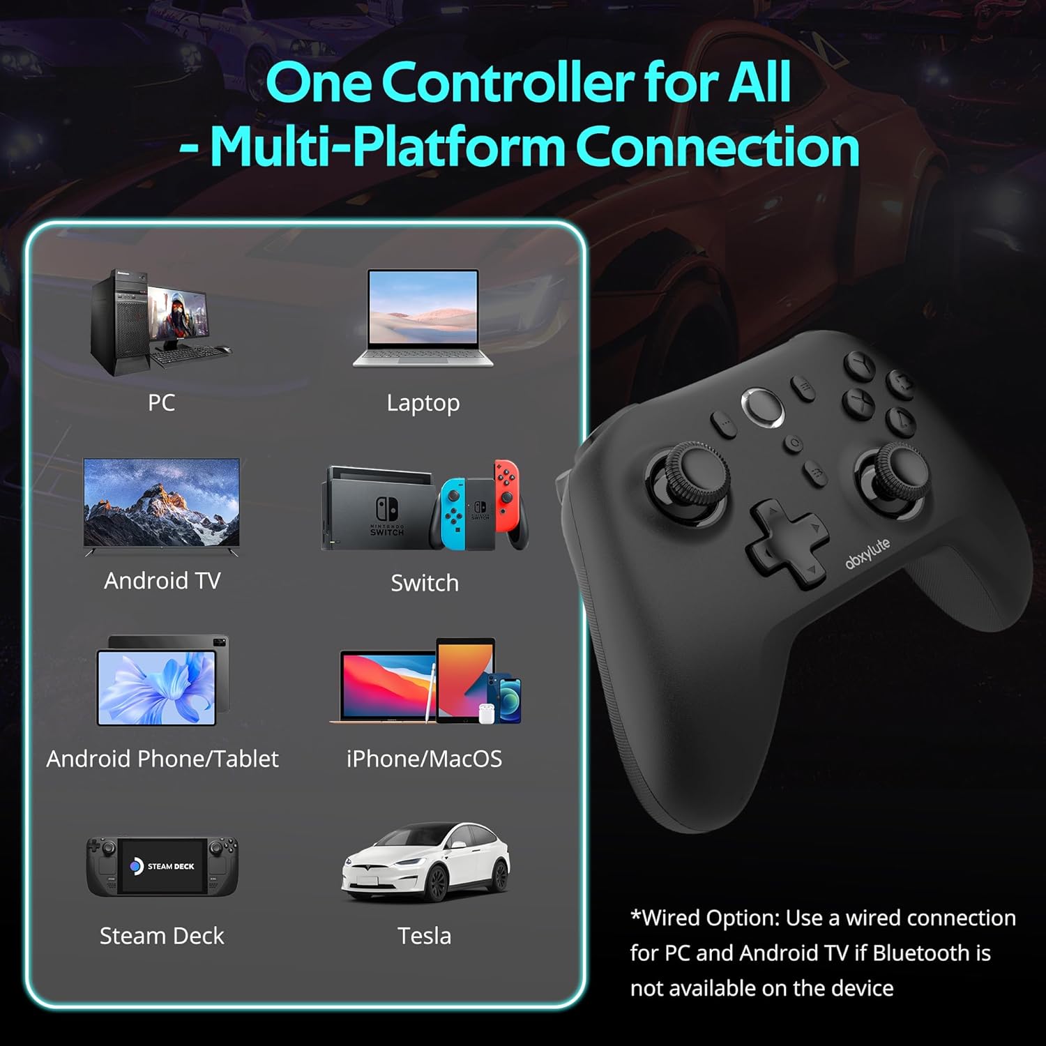 [🔥New Arrival🔥] abxylute C6 Wireless PC Controller, Bluetooth, Hall Trigger & Joystick