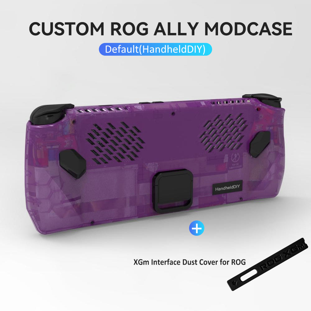 [🔥Hot Sale🔥] Custom ROG Ally Modcase, Lower the Temperature Over 10%, Aluminum Alloy Kickstand and Nameplate, Cyberpunk Engraving Service