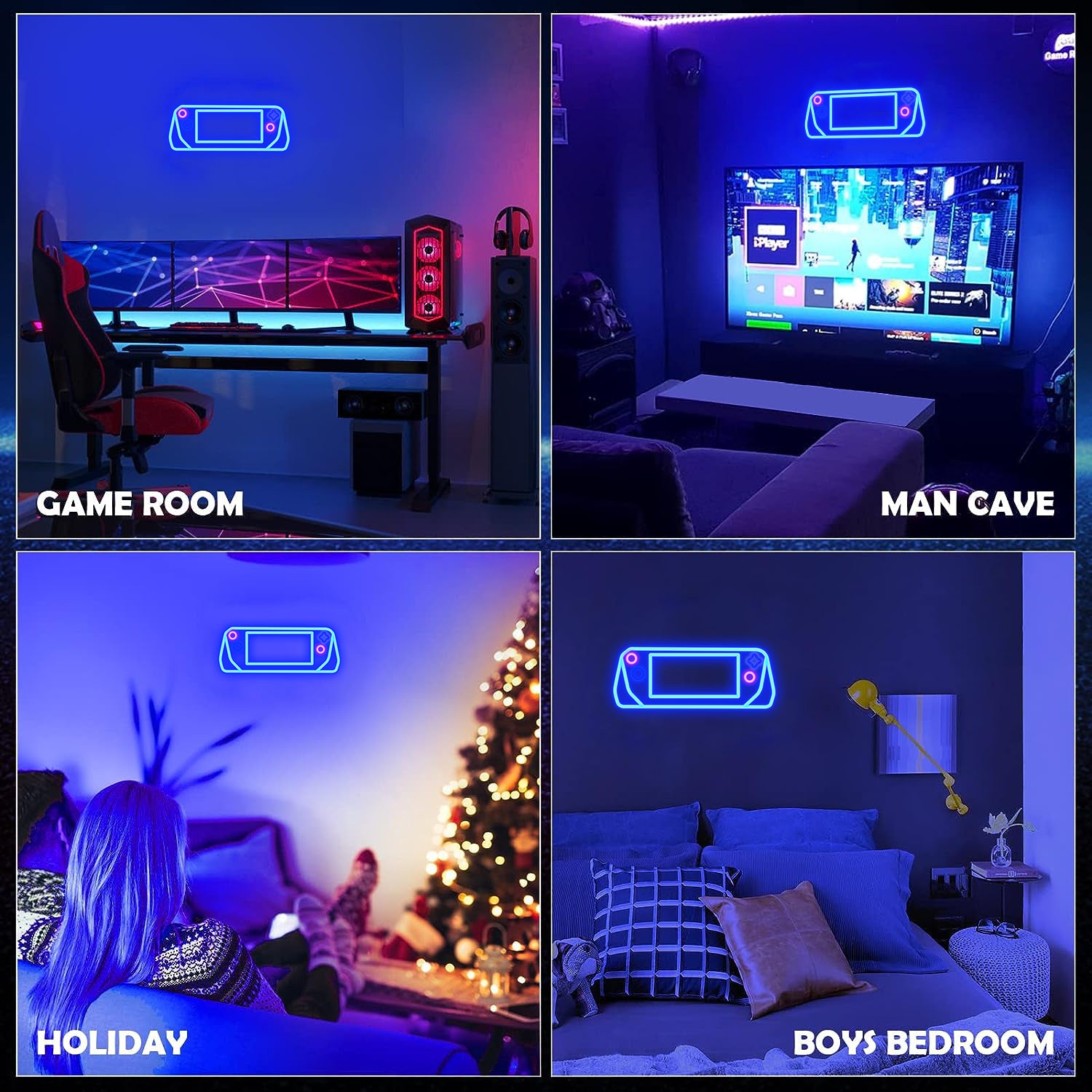 ROG Ally LED Neon Sign with Switch and USB Plug, Gamer's Best Gift, 400mm*146mm