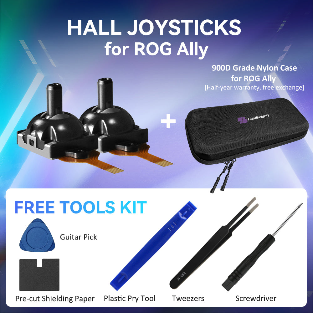 Hall Joystick for ROG Ally / X, with Free Tools Kit [Does Not Compromise the Eligibility for ROG ALLY's 1-year Warranty Service]