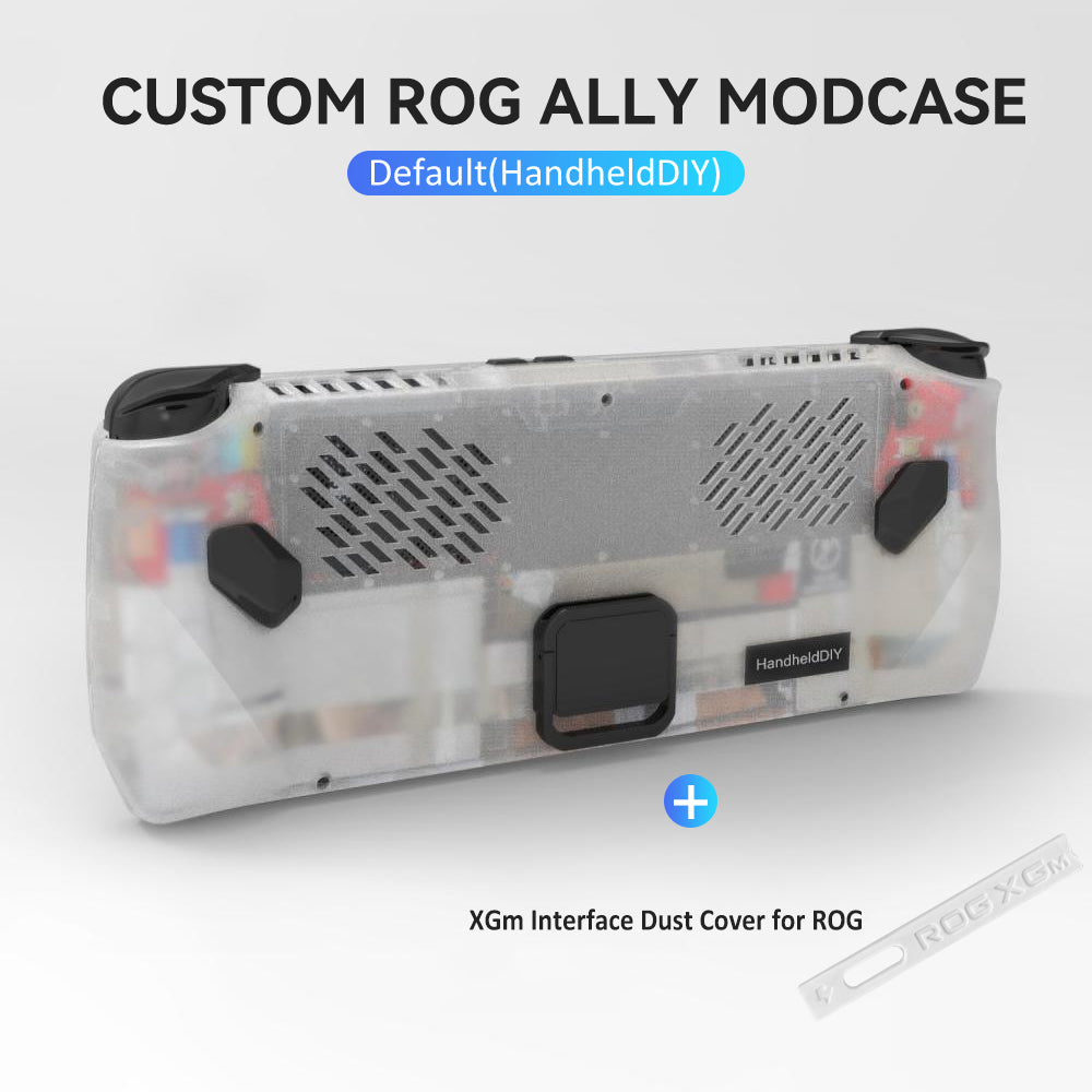 [🔥Hot Sale🔥] Custom ROG Ally Modcase, Lower the Temperature Over 10%, Aluminum Alloy Kickstand and Nameplate, Cyberpunk Engraving Service