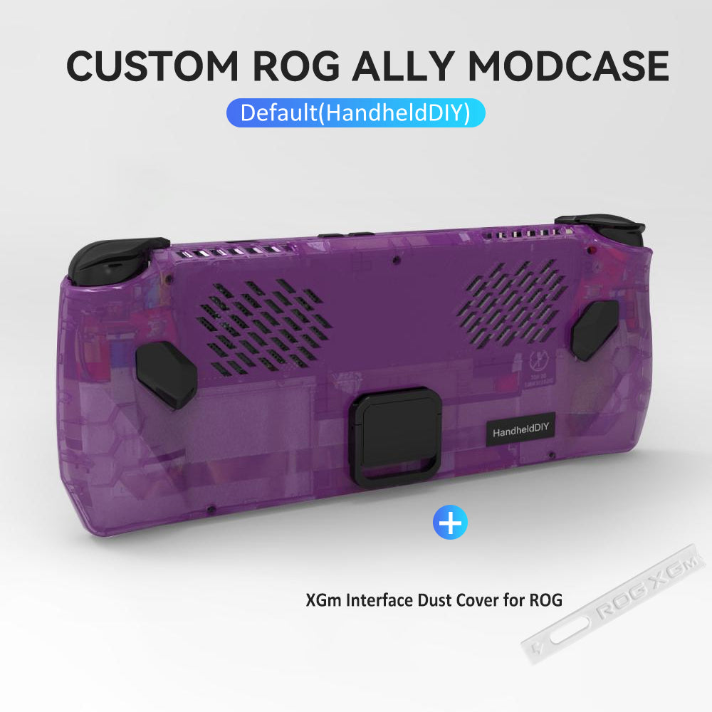 [🔥Hot Sale🔥] Custom ROG Ally Modcase, Lower the Temperature Over 10%, Aluminum Alloy Kickstand and Nameplate, Cyberpunk Engraving Service