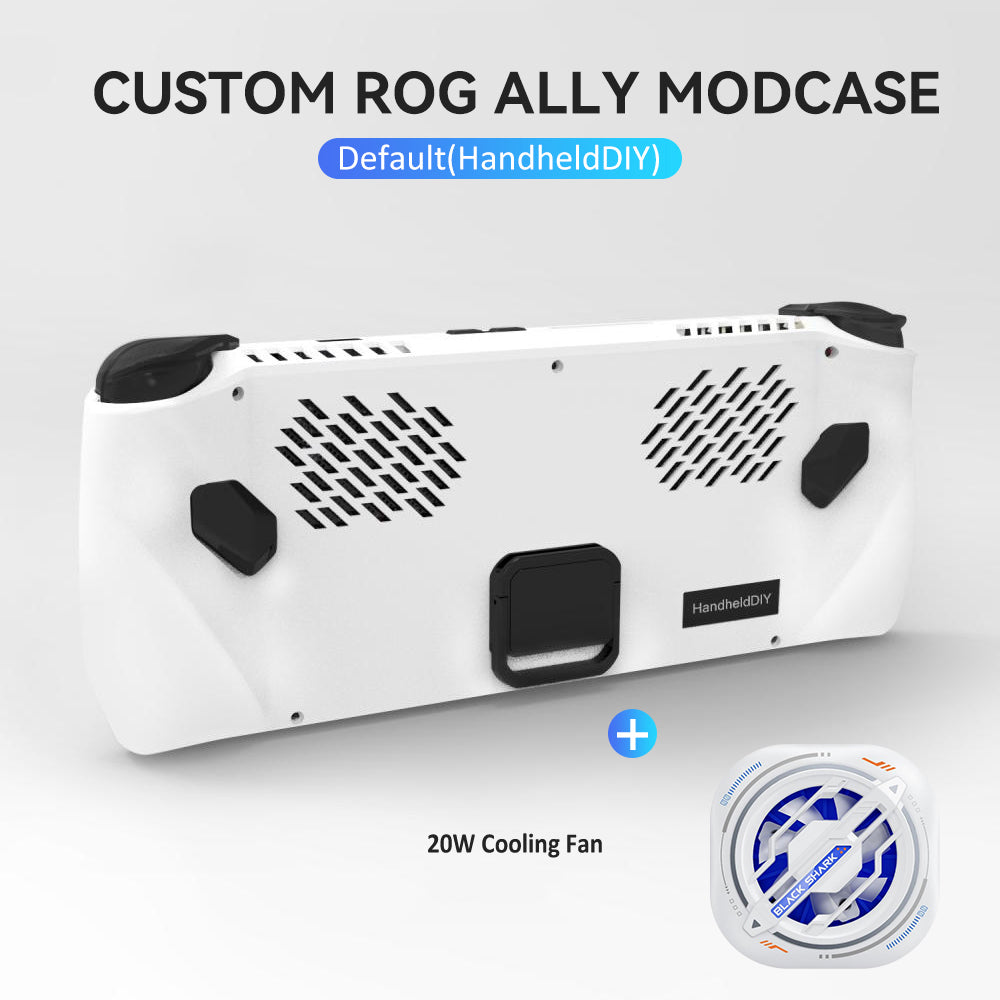 [🔥Hot Sale🔥] Custom ROG Ally Modcase, Lower the Temperature Over 10%, Aluminum Alloy Kickstand and Nameplate, Cyberpunk Engraving Service