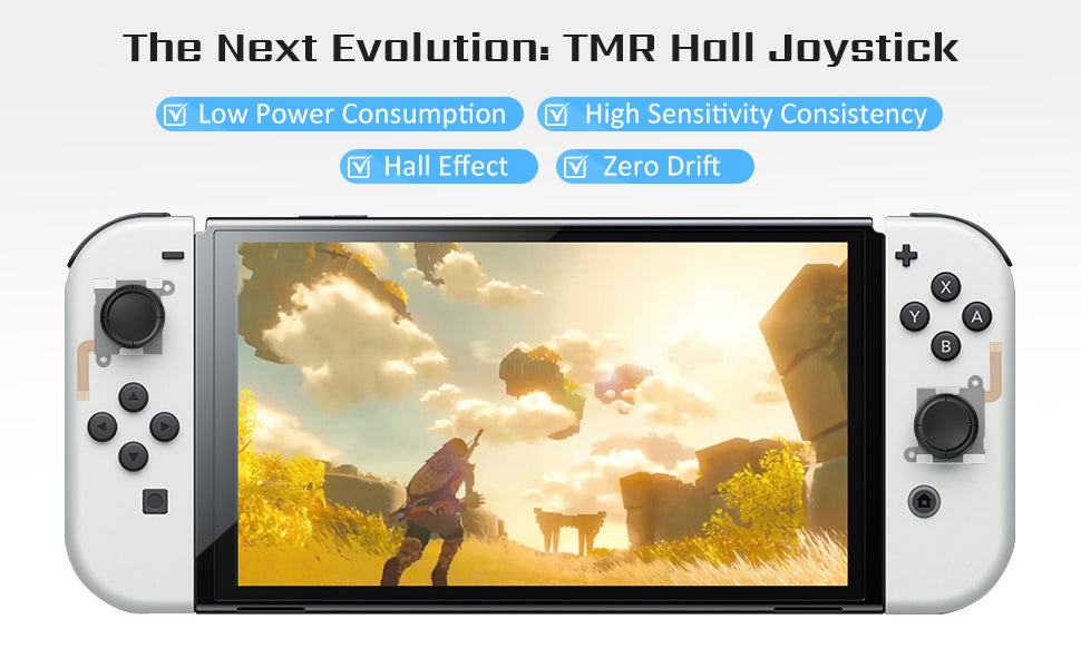 World's 1st TMR Hall Joystick for Nintendo Switch /Oled /Lite, with Tools [🔥Free Shipping🔥]