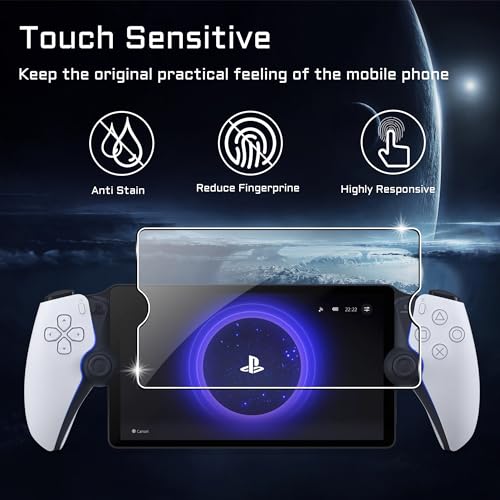 Playstation Portal Screen Protector Tempered Glass 8 inches [2 pack]